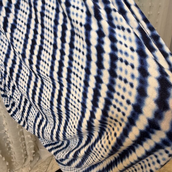 Comfy Stylish Stretch-Knit Tie-Dye Cover-Up Vacation Lounge Dress - Picture 9 of 11